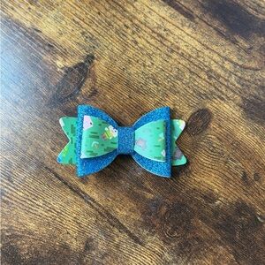 Handmade Minecraft Faux Leather Bow.